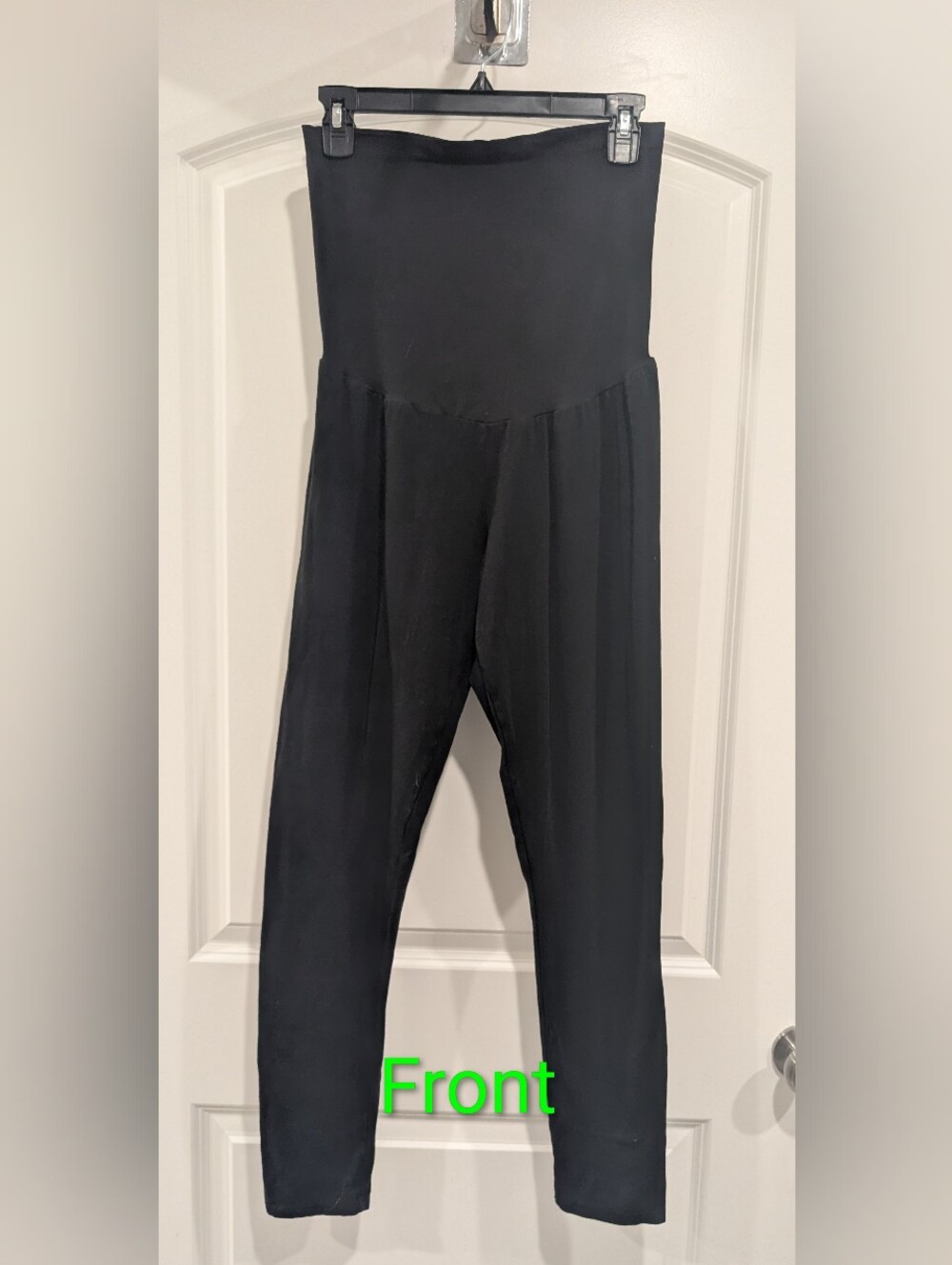 Destination Maternity Black High-Waist Maternity Leggings Size L